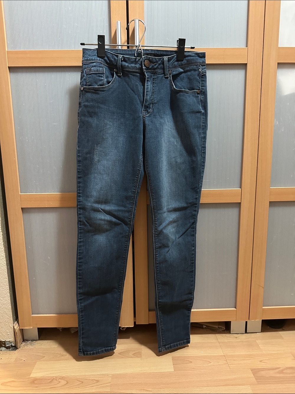 1822 Denim Adrianna Skinny Jeans - Dark Indigo Blue size 6